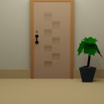 脱出ゲーム「静寂」の部屋2の初期画面