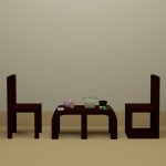 脱出ゲーム「静寂」の2階部屋②の初期画面