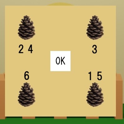 脱出ゲーム「いつもの日々」攻略：最終謎解きのボタンを押す順番の書かれた画像