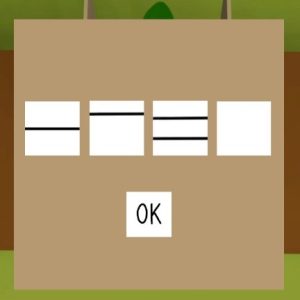 脱出ゲーム「庵」[部屋３]の小物入れにあるギミックパネルの拡大画像